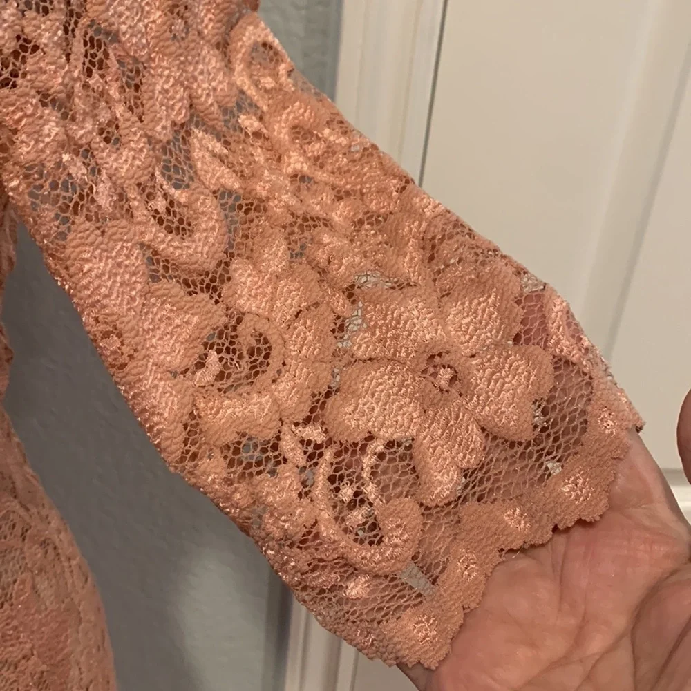 Belle Badgley Mischka Lace Cocktail Dress • Sz 12 • NWT! - Picture 4 of 14